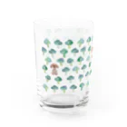 gugumorimoriのまつげブロッコリー2 Water Glass :left