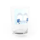ヤママユ(ヤママユ・ペンギイナ)のふたごのフェアリーペンギン(キラキラロゴつき) Water Glass :left
