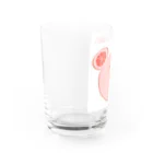 parareruのおれんじクマー Water Glass :left