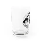 MasakiRockのよしたく兵団　2020ver　社畜ロゴ Water Glass :left