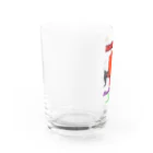 横浜 大口 宝明楼のRed Devil君 Water Glass :left