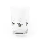 でこぱち商店のムクドリさんぽ Water Glass :left