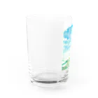 やもいも　（ヤモリ&イモリ）の日和田山 Water Glass :left