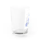 みっ汰のオリジナルグッズのぱんだみっ汰シリーズ White Water Glass :left