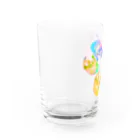 気まぐれキジトラねこやさんのレインボーキジトラちゃん Water Glass :left