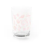 Hütte　hiiiiiのとりとおはな Water Glass :left