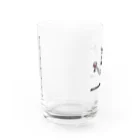 ゆるぽか！グッツ係の飲んだくLetter Water Glass :left