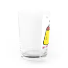 コンニャク幸子オリジナルグッズのコンニャク幸子プリン柄 Water Glass :left