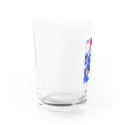 ぬい太くんの友達たちの海水浴 Water Glass :left