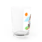 小さ目ちゃんの大き目ちゃん屋さんの大き目ちゃんの日向ぼっこ Water Glass :left