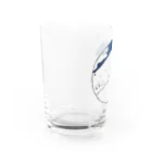 信州とうみ観光協会の祢津煎餅　湯ノ丸山のスキー Water Glass :left
