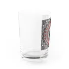 usa100の血走った眼力 Water Glass :left