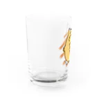 塩茹でそらまめのとぶぶた Water Glass :left