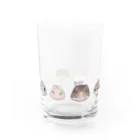 あやすンちグッズ販売所のペット大集合！(横並び) Water Glass :left