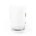 やまねくんの三毛猫　ねこ Water Glass :left