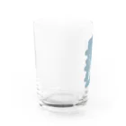 むーちゃんです。の藍色 和洋折衷ちゃん Water Glass :left