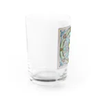 🌸幸花堂🌸の🌈虹色アロワナ🐟 Water Glass :left