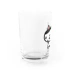 頭痛ーるズのマロ（わーい） Water Glass :left