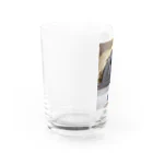 ストロベリーミルクのらぴちゃん Water Glass :left