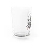 書家しんらん🖌（書道家）の筆文字アイテム Water Glass :left