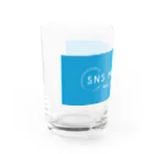 SNSマネージャー公式ショップのオフィシャルグッズ Water Glass :left