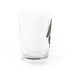 み~たの助。の冬仕様たかちゃん Water Glass :left