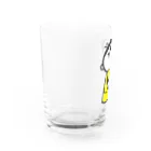イラスト部の悩む男性 Water Glass :left