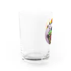 3eyesのZODIAC dog（戌）　円 Water Glass :left