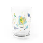 MIKIHO＠トリピカルのセキセイグラス グラス左面