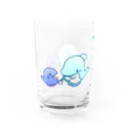 しみまさの仲良しアクリとハーレ グラス Water Glass :left