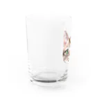 megumiillustrationのtommy Water Glass :left