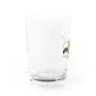 猫かわいいねのぱんこあら Water Glass :left