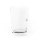 th®︎eeのthree LOGO NEON ForestGreen Water Glass :left