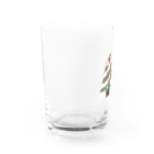 ひらりのクリスマスの飾り付けをするうさりんご Water Glass :left