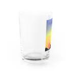 ALLCOLORーALLSHAPEのYuuyake Water Glass :left