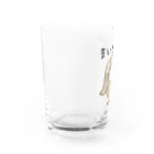 ＠sakedonの富山弁キャラクター「キトキトド」 Water Glass :left