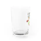  本秀康SUZURIオフィシャルショップ    のモコゾウとフルーツ Water Glass :left