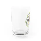 梅咲イラストワークの和猫じゃらし Water Glass :left