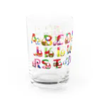 *NAGI*（ナギ）のアルファベットウサギノタマゴ Water Glass :left