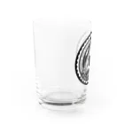 erico de federikoのNyalluminati(ニャルミナティ)ロゴ Water Glass :left