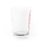 ホトケノココロエのホトケノココロエ_T-D_red Water Glass :left