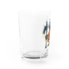 堀越ヨッシーのお店（SUZURI支店）のドワーフの青年 Water Glass :left