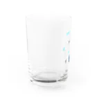 柚子音の蒼髪少女(ピアス) Water Glass :left