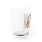 パン屋ものがたりのおじいちゃん店長のまちの小さなパン屋さんの優しいパンたち Water Glass :left