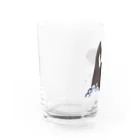 みなとまち層のこんにちはシャチ Water Glass :left