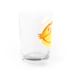 sakanamiのフトアゴbaby - orange Water Glass :left