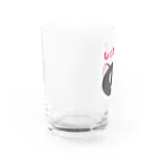 氷月(ひづき)の｢し☆ろ★め｣青さん Water Glass :left