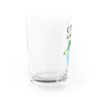 うにくのキャンプクマスケ Water Glass :left