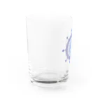 叶望の雪の結晶グラス Water Glass :left