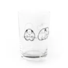 ねずりすSHOPの４面グンディ Water Glass :left